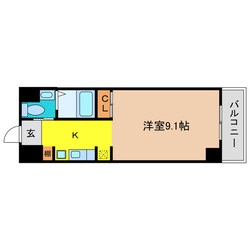 ZERO大淀中の物件間取画像